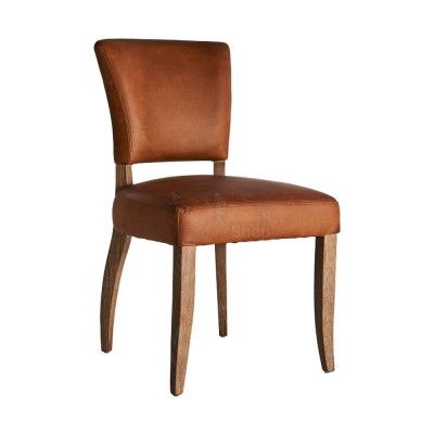 Обеденный стул с кожаной обивкой - купить в Боламыке